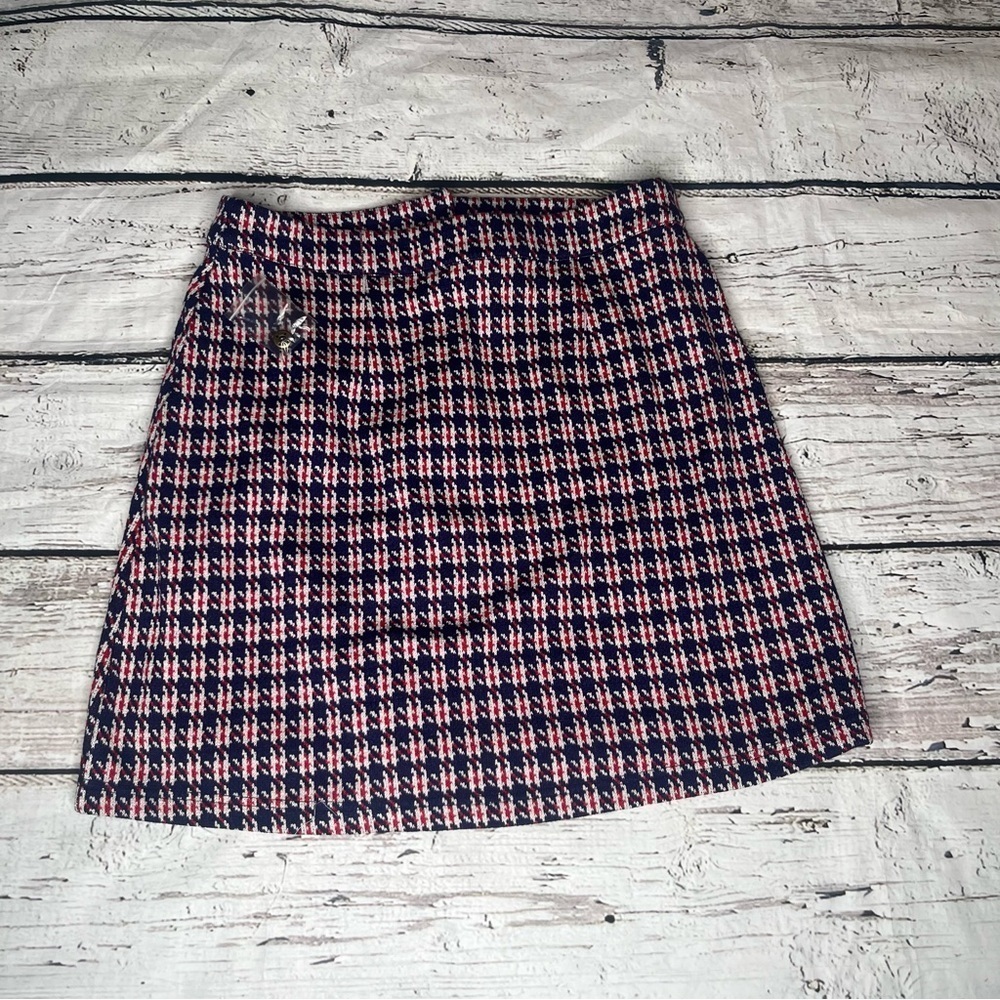 Modcloth Houndstooth Mini Skirt Size M - Picture 10 of 10